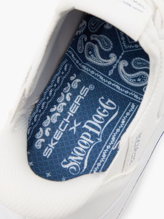 skechers snoop one swift fit trainer biały rico