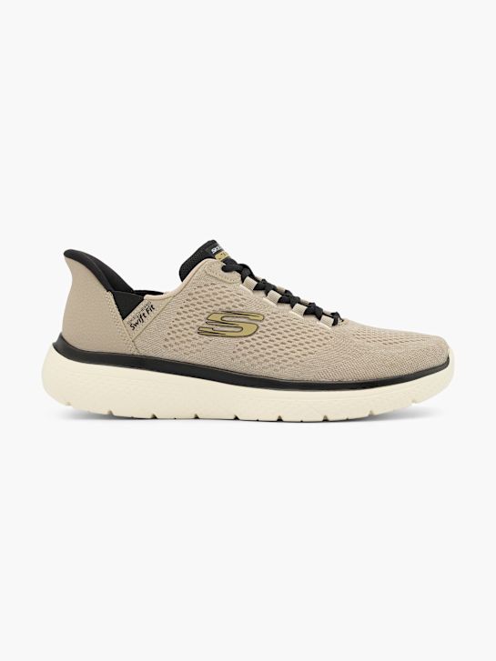 skechers wyprostu swift fit trainer beżowy rico