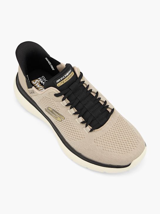 skechers wyprostu swift fit trainer beżowy rico