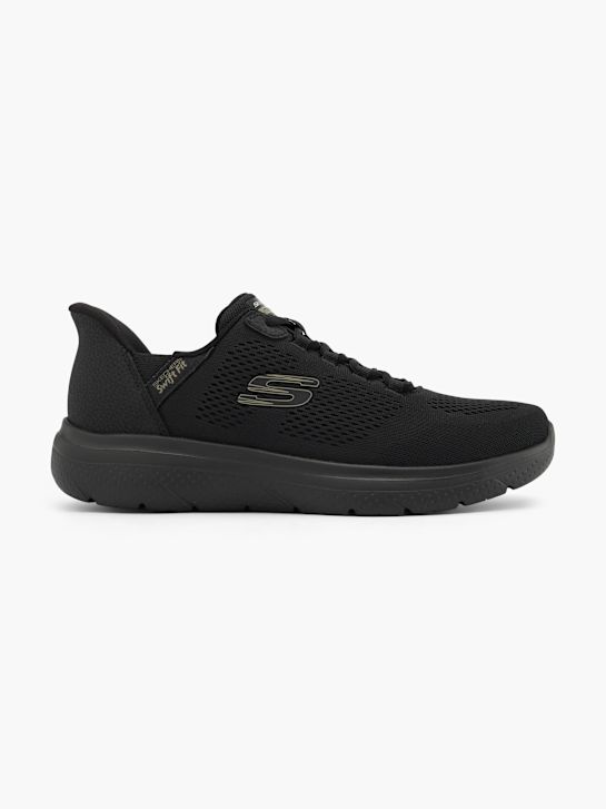 buty do biegania skechers wyprostu swift fit trainer czarny rico