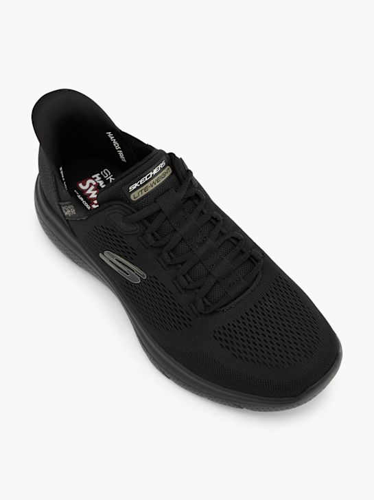 buty do biegania skechers wyprostu swift fit trainer czarny rico