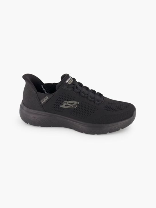 buty do biegania skechers wyprostu swift fit trainer czarny rico