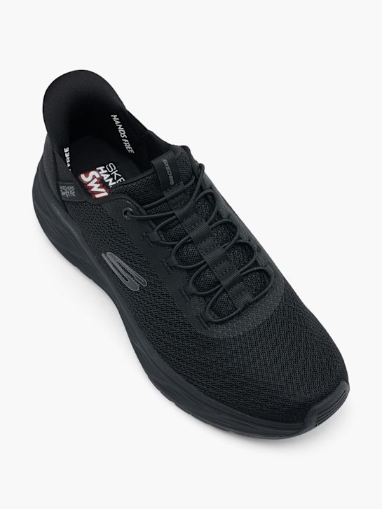buty do biegania skechers venture ride swift fit slip-on trainer czarny rico