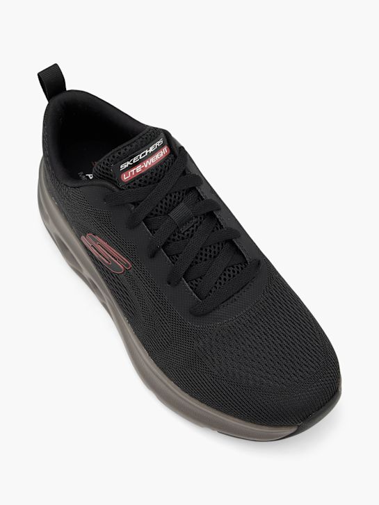 skechers swirl comfort trainer czarny rico