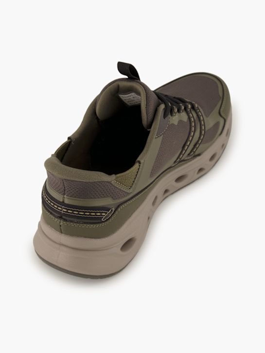 buty do biegania skechers swift fit slip-on trainer koloru oliwkowego rico