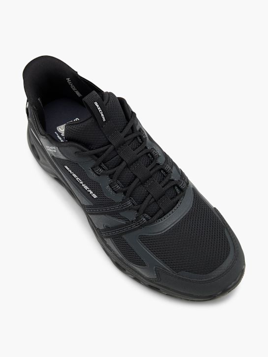 buty do biegania skechers swift fit slip-on trainer czarny rico