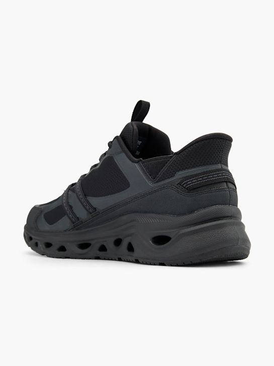 buty do biegania skechers swift fit slip-on trainer czarny rico