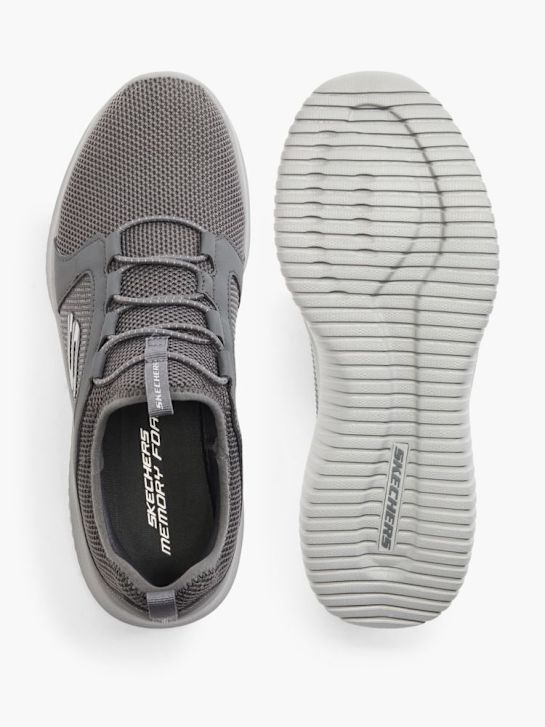 buty do biegania skechers elite flex slip-on trainer szary rico