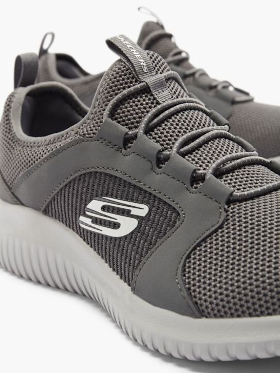 buty do biegania skechers elite flex slip-on trainer szary rico