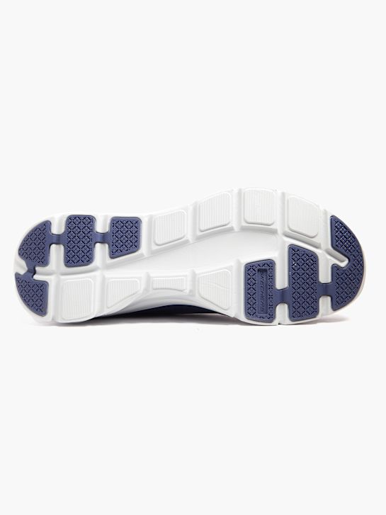 buty do biegania skechers cushion walker swift fit slip-on trainer niebieski rico