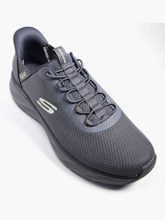 buty do biegania skechers venture ride swift fit slip-on trainer szary rico