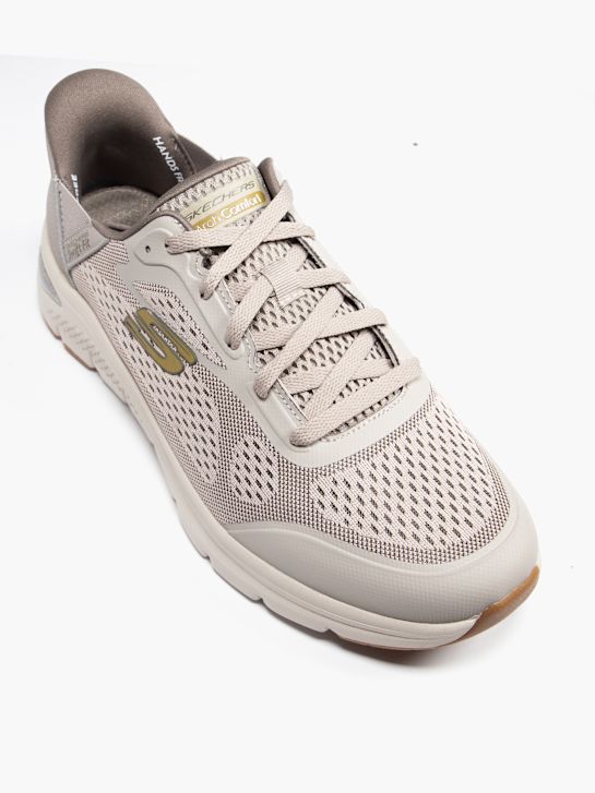 skechers arch comfort amp swift fit trainer ciemno-szary rico