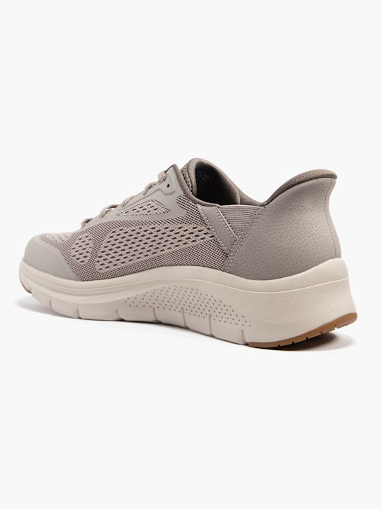 skechers arch comfort amp swift fit trainer ciemno-szary rico
