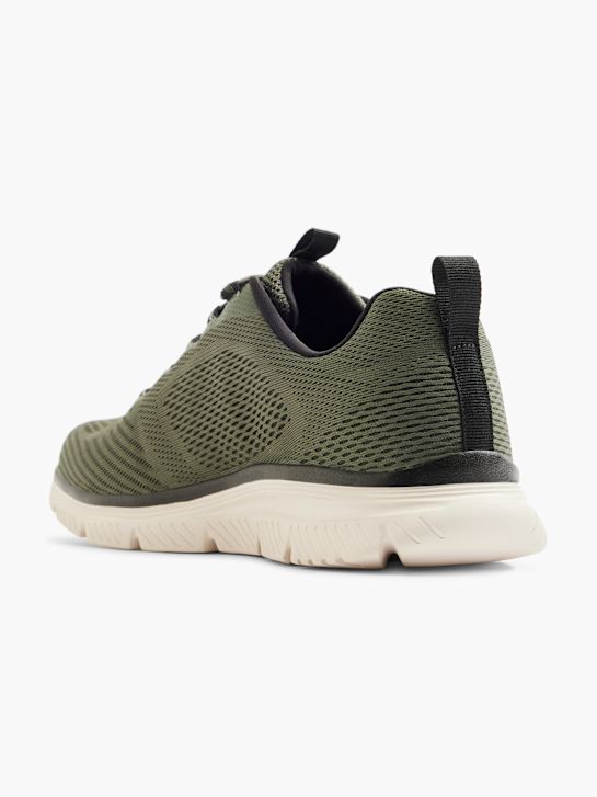 buty do biegania skechers burns 2.0 slip-on trainer khaki rico