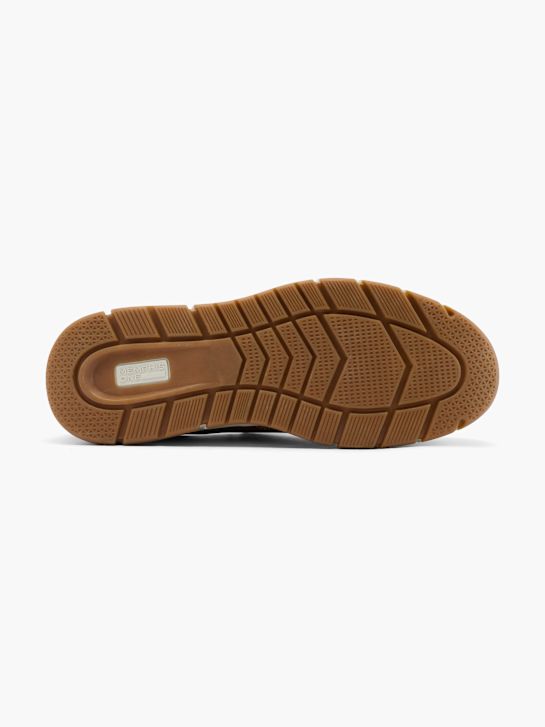 buty memphis one na niskim obcasie brązowy rico