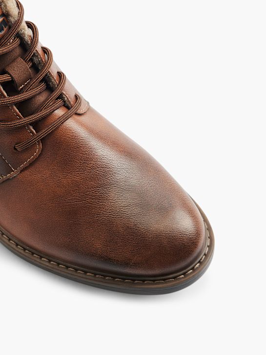 botki am shoe sznurowane brązowy rico