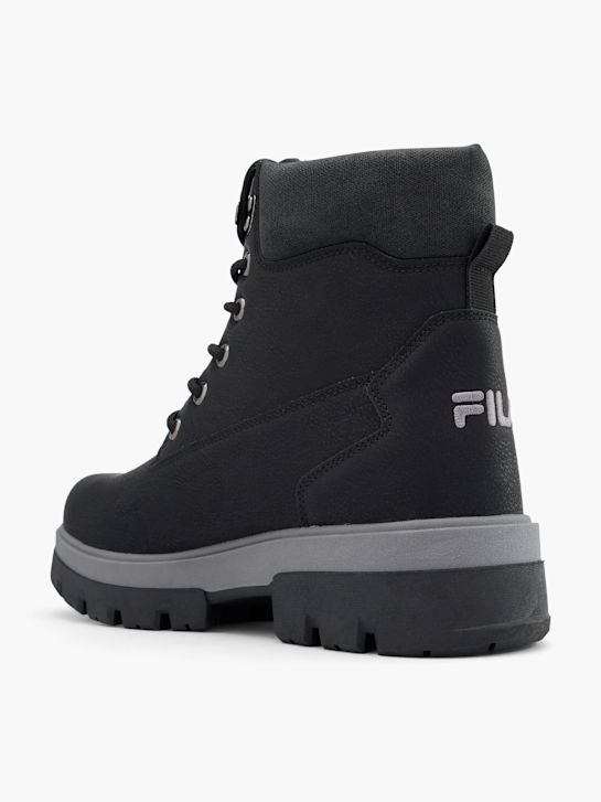 botki fila sznurowane czarny rico