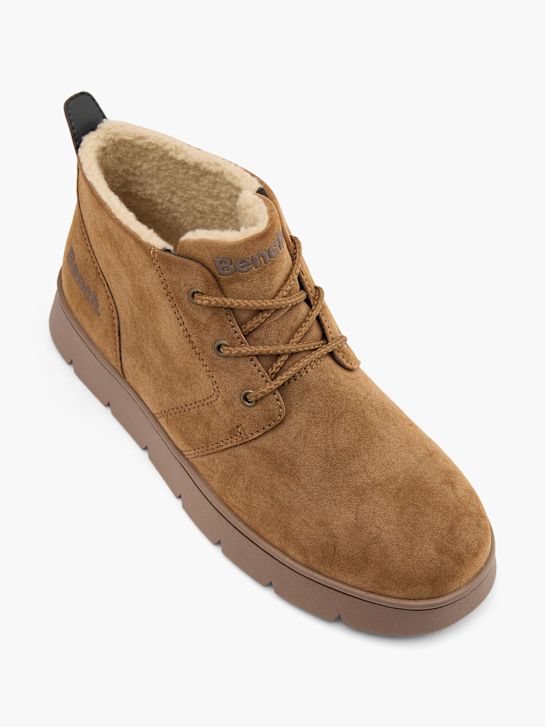 buty sznurowane do ławki brązowy rico