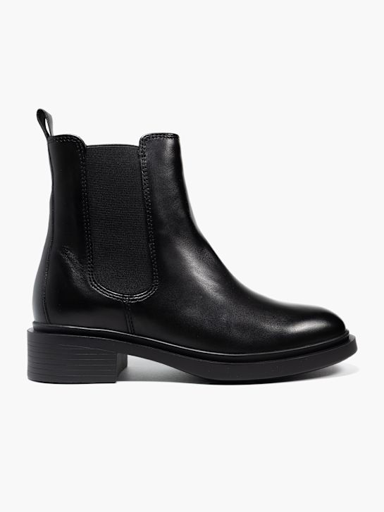 czarne buty chelsea na obcasie 5-th avenue rico