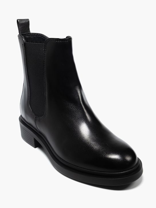 czarne buty chelsea na obcasie 5-th avenue rico