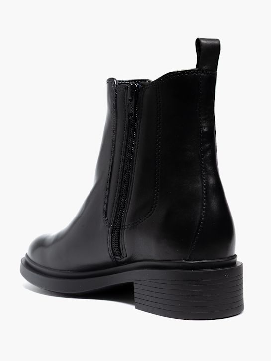 czarne buty chelsea na obcasie 5-th avenue rico