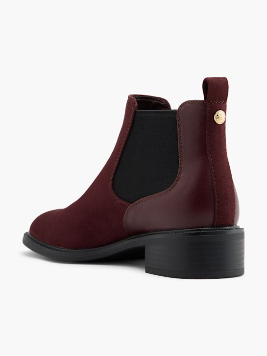 buty chelsea na obcasie graceland bordeaux ДЕЙХМАНН