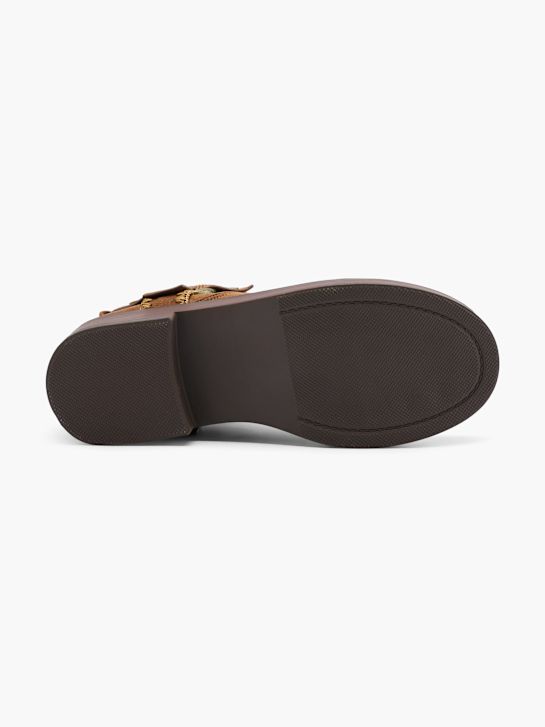 Подиумные buty chelsea na obcasie beżowy rico