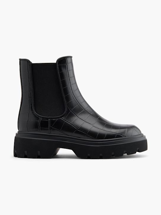 czarne buty chelsea do wybiegu rico
