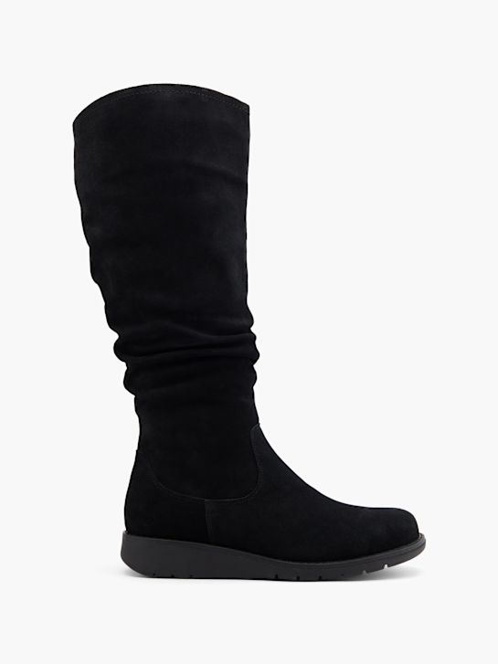 buty do kolan hush puppies w kolorze czarnym rico