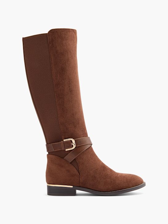 buty do kolan graceland kolor brązowy rico