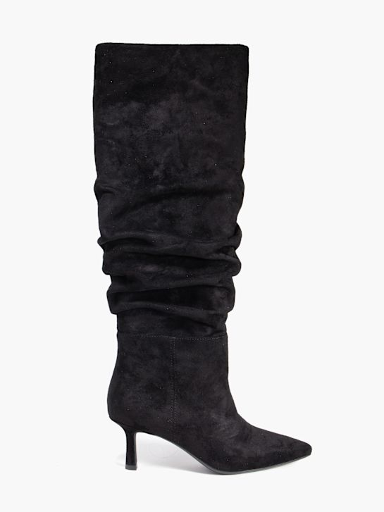 Подиумные buty do kolan w kolorze czarnym rico