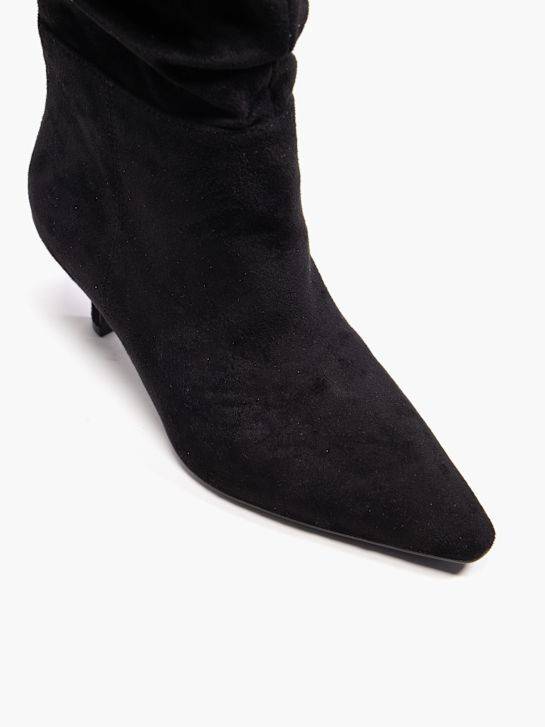 Подиумные buty do kolan w kolorze czarnym rico