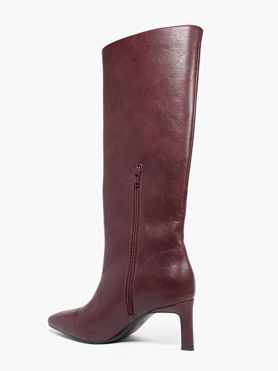 Подиумные buty do kolan koloru bordo rico