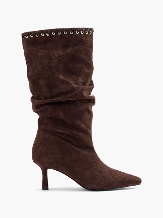 Подиумные buty do kolan kolor brązowy rico