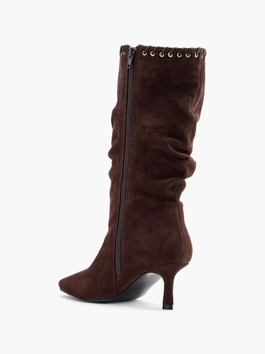 Подиумные buty do kolan kolor brązowy rico