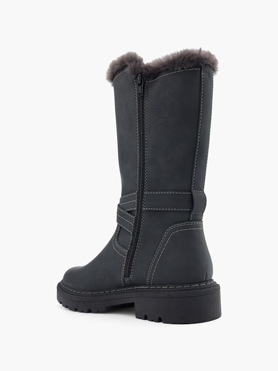 wysokie buty land rovera do kolan w kolorze czarnym rico