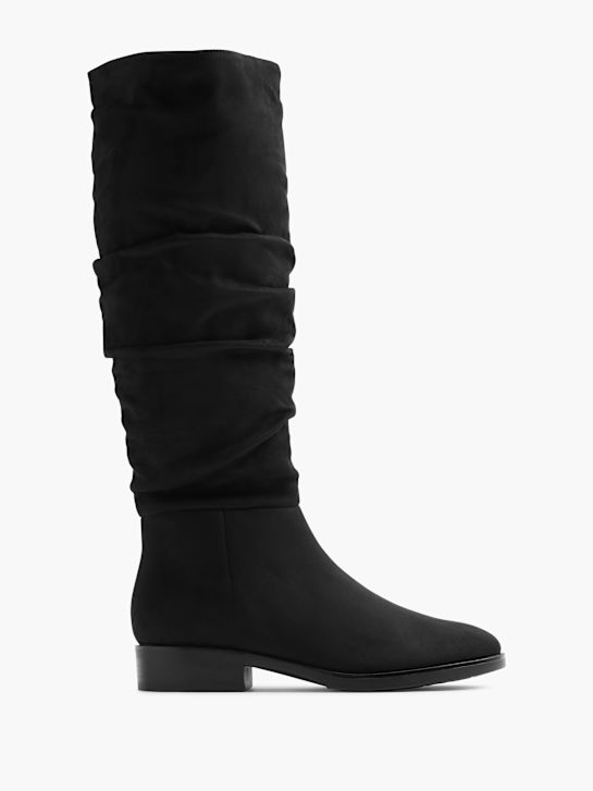 buty do kolan graceland w kolorze czarnym rico