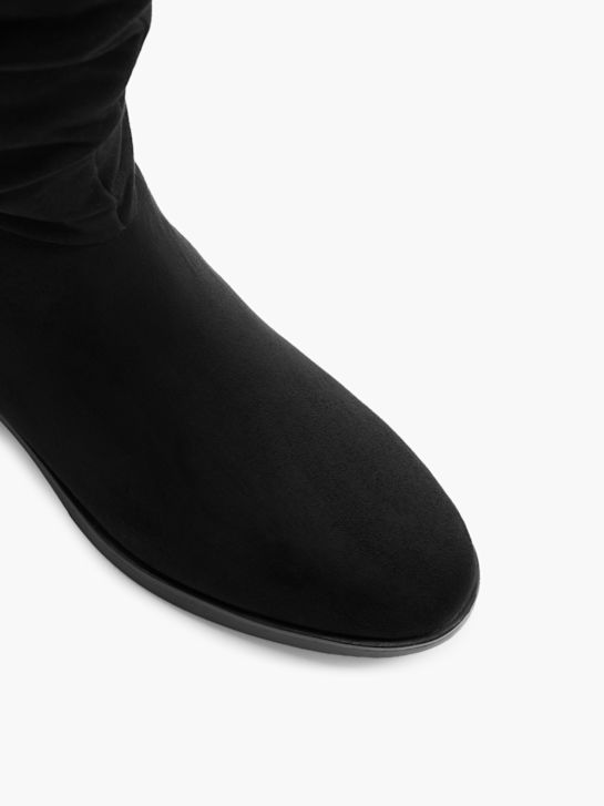 buty do kolan graceland w kolorze czarnym rico
