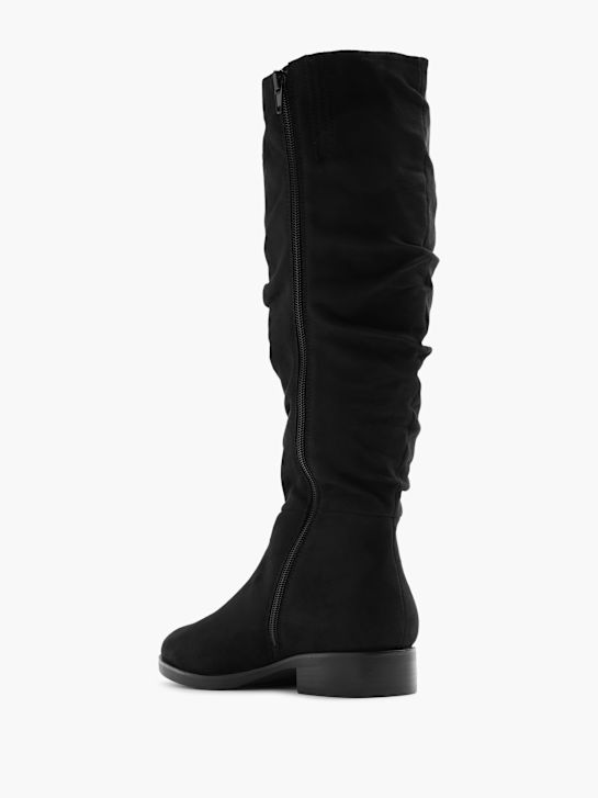 buty do kolan graceland w kolorze czarnym rico