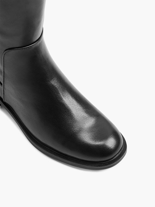 buty do kolan graceland w kolorze czarnym rico