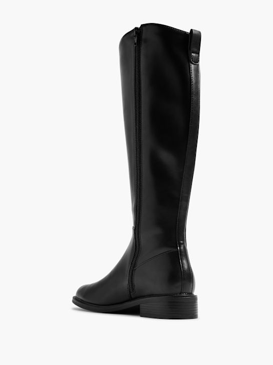 buty do kolan graceland w kolorze czarnym rico