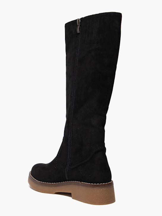 wysokie buty wrangler przed kolana w kolorze czarnym rico
