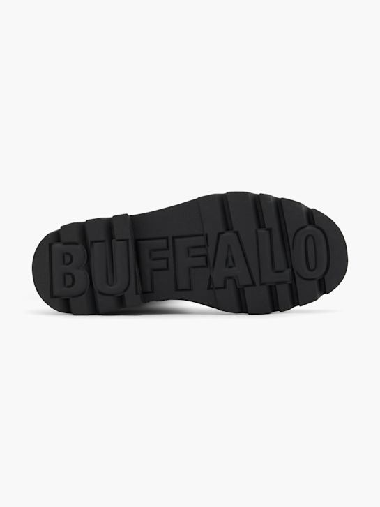 wysokie buty buffalo do kolan w kolorze czarnym rico