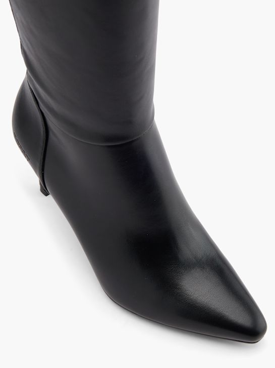 wysokie buty esprit do kolan w kolorze czarnym rico