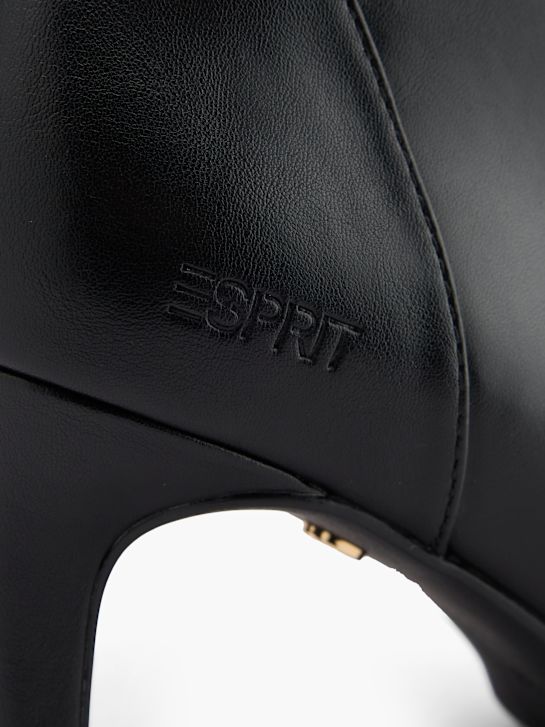wysokie buty esprit do kolan w kolorze czarnym rico