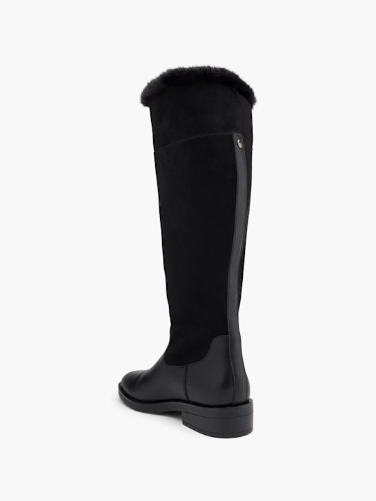 buty do kolan graceland w kolorze czarnym rico
