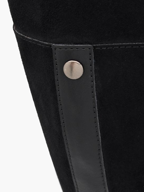 buty do kolan graceland w kolorze czarnym rico