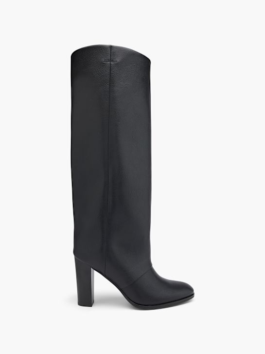 Подиумные buty do kolan w kolorze czarnym rico