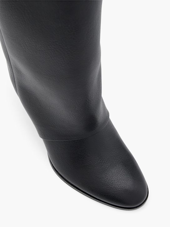 Подиумные buty do kolan w kolorze czarnym rico