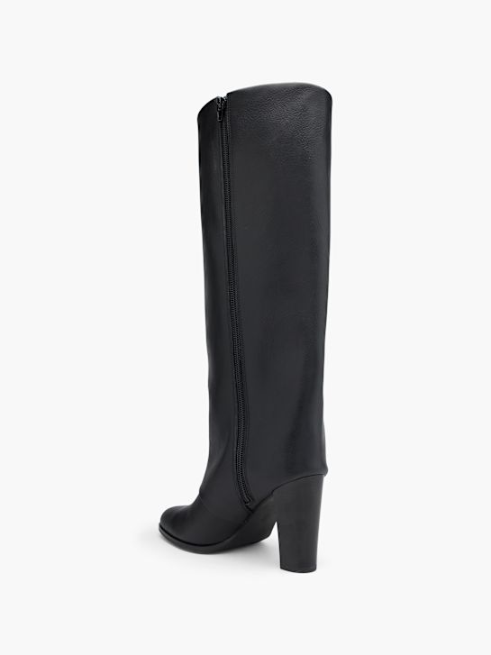 Подиумные buty do kolan w kolorze czarnym rico